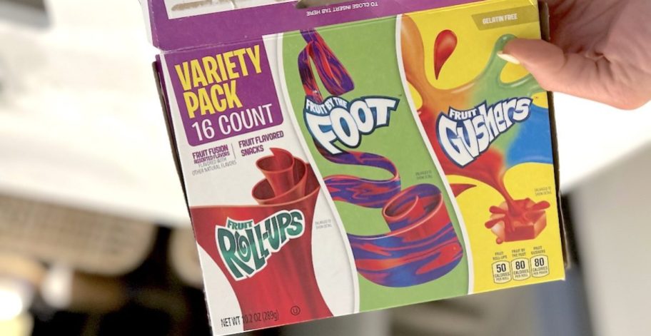 gushers fruit roll up variety packs on amazon