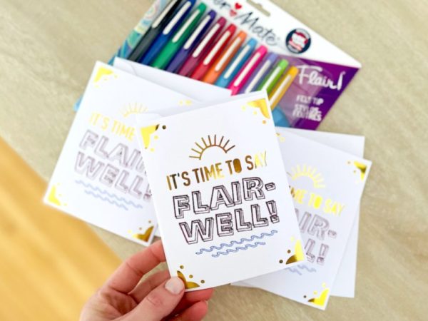 Unique End-of-Year Teacher Gift Idea: Flair-Well Printable!