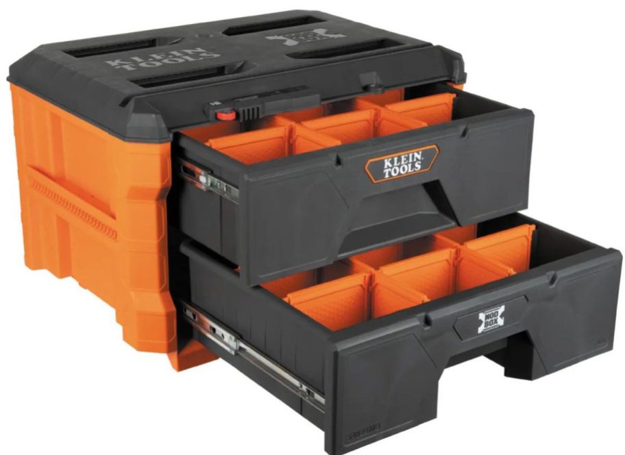 Klein Tools MODbox 2-Drawer Toolbox stock image