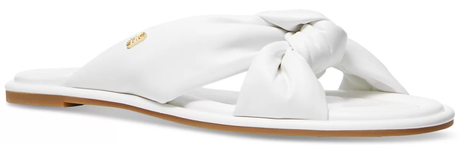 white michael kors sandal