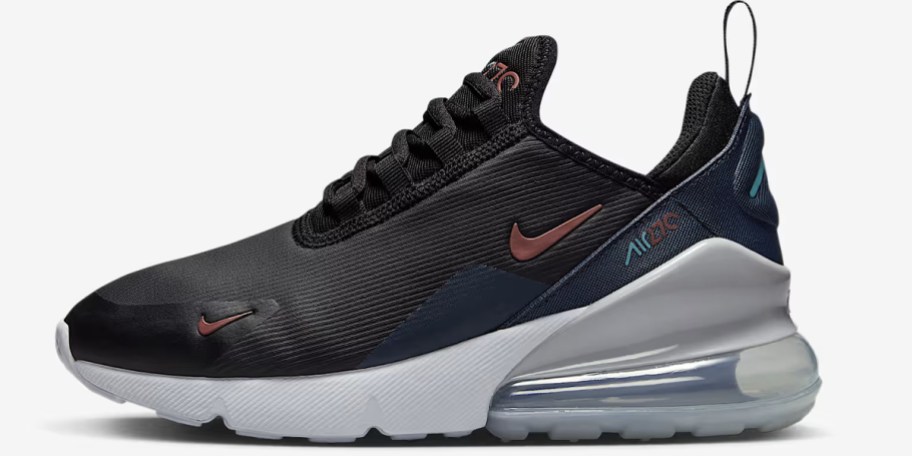 nike black and gray shoe