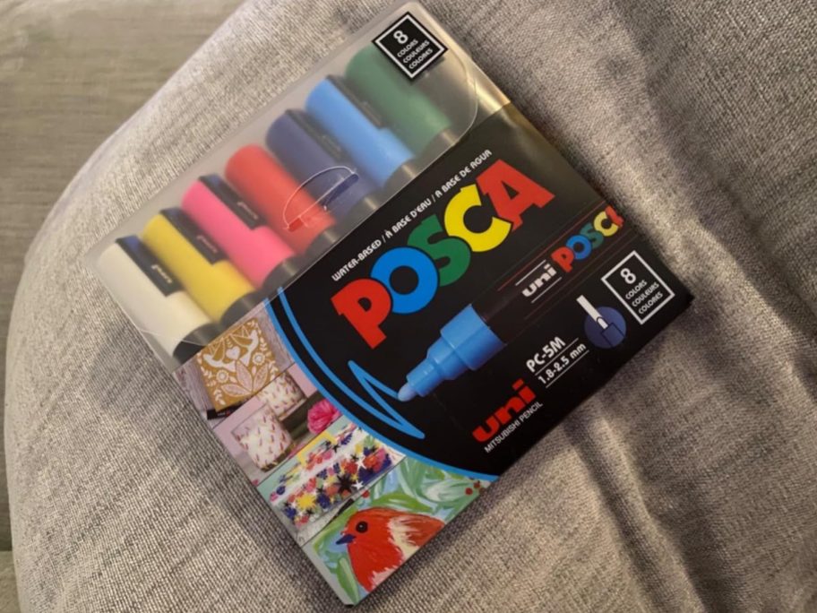 pack of pocsa markers on chair