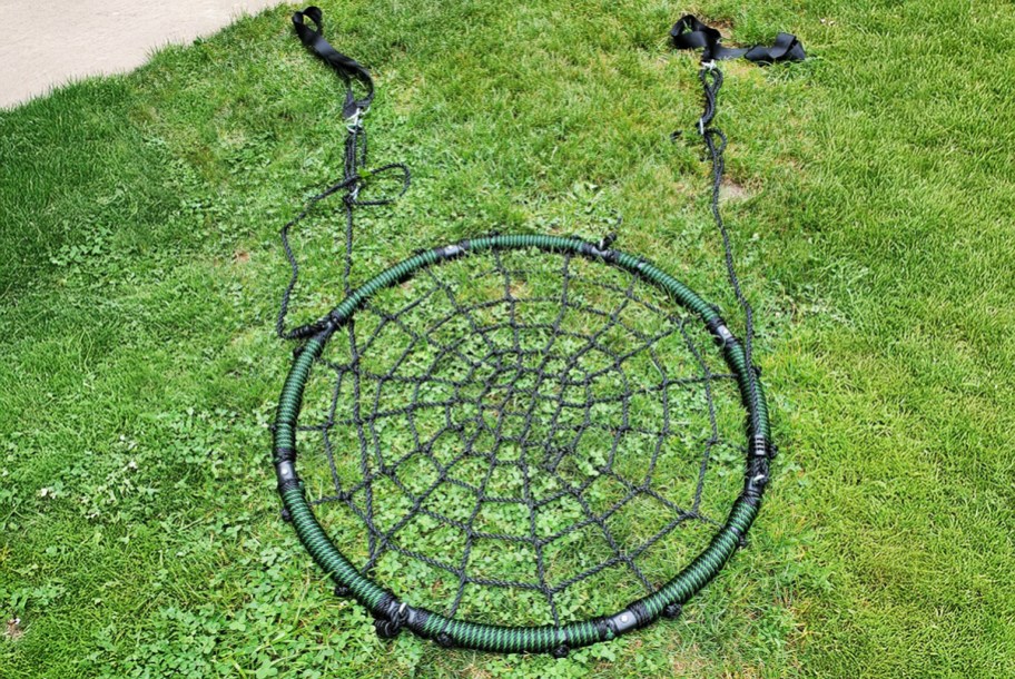 saucer swing on the ground