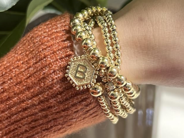 Trendy Initial Bracelet Stack Only $5.49 on Amazon
