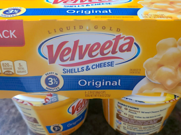 Velveeta Shells & Cheese Cups 4-Pack Only $3 Shipped on Amazon