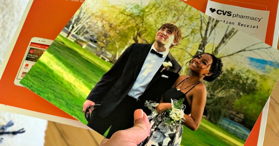 hand holding up 8x10 Photo Print