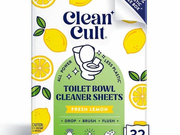 Cleancult Toilet Bowl Cleaner Sheets 32-Count only $3.79 shipped!