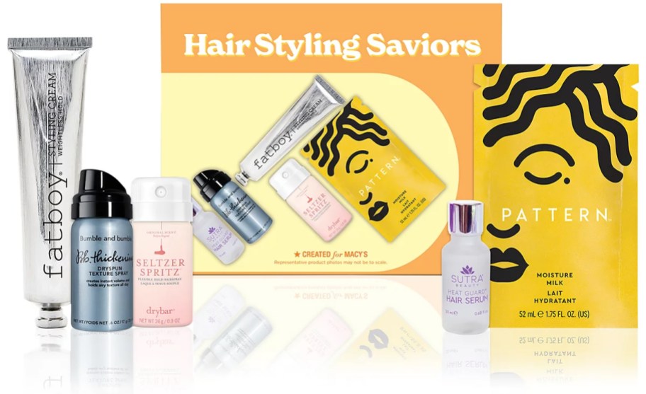 Created For Macy's 5-Pc. Hair Styling Saviors Set with included products