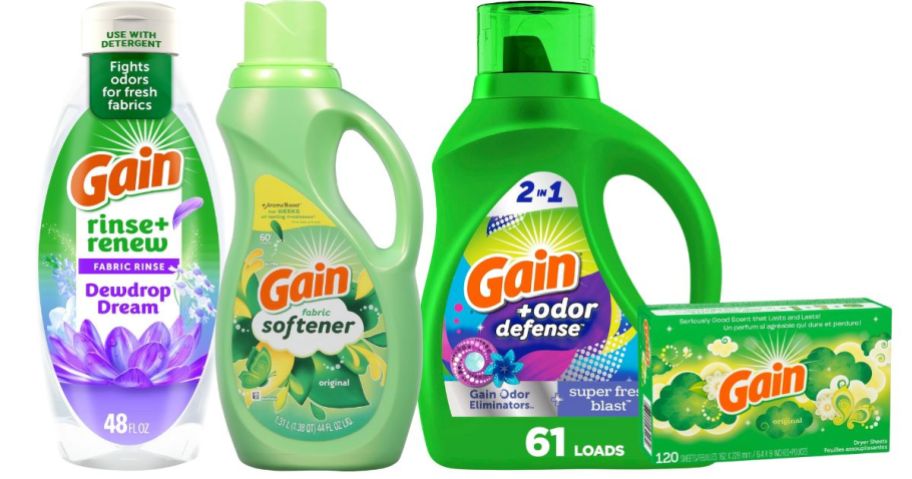 Gain Detergent & Softener