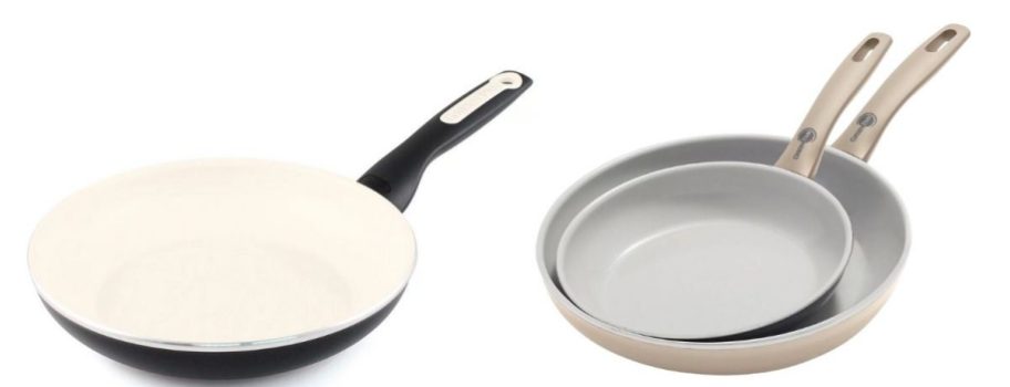 Greenpan frying pan and greenpan cooking set 
