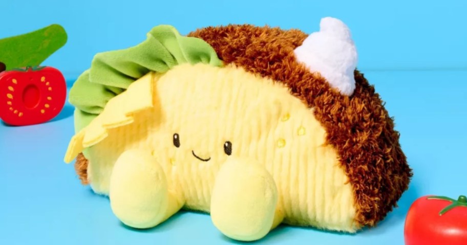 a plush taco toy