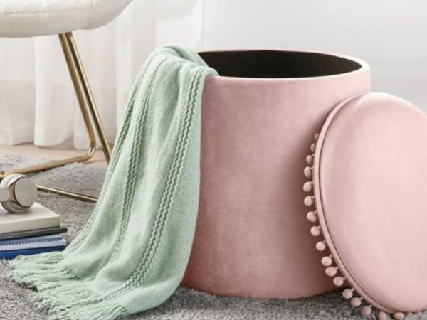 Trendy Velvet Storage Ottoman Just $24.88 on Walmart.com (Reg. $39)