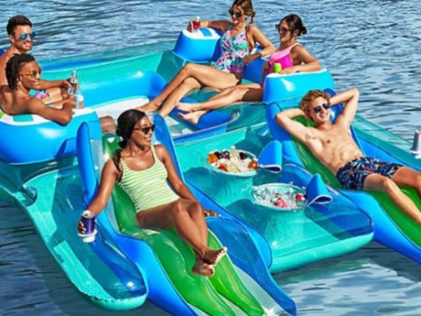 6-Person Inflatable Island w/ Built-In Coolers Just $99.98 on SamsClub.com (Reg. $150)