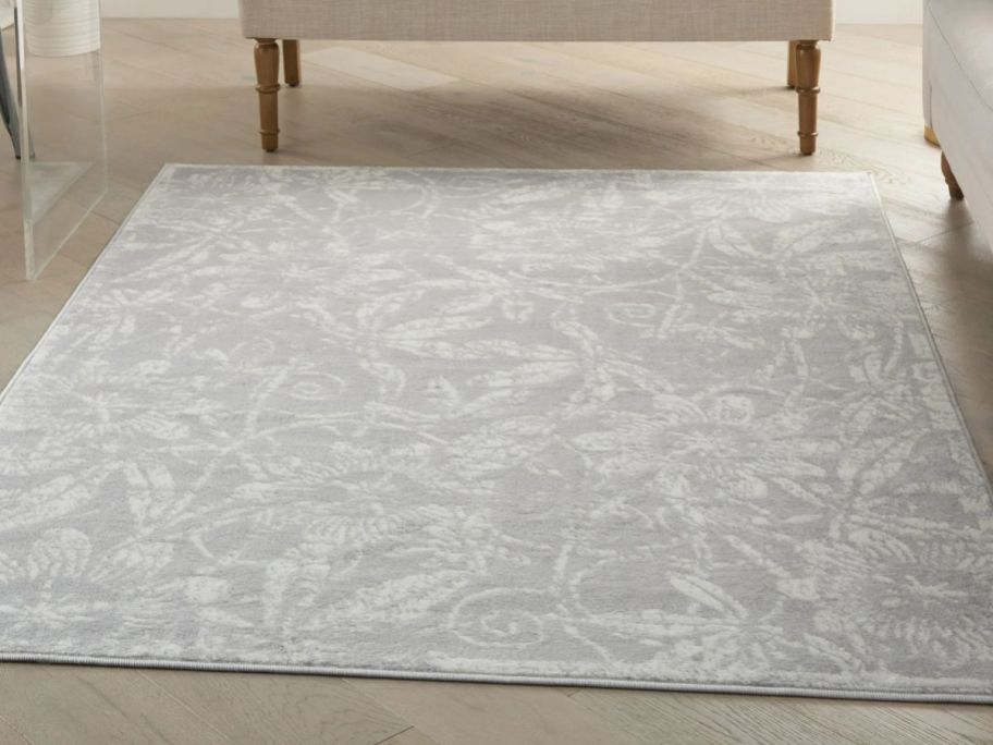 An Oriental Rug in a living room 