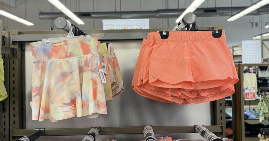 Old Navy Girls Shorts and Skort on display in the store