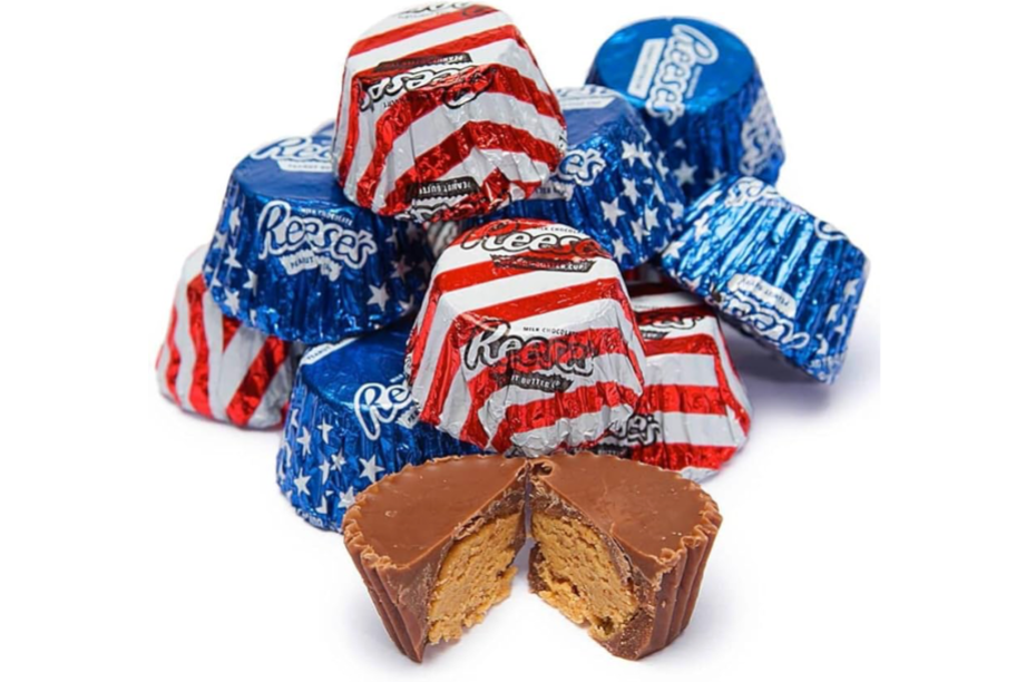 Reese's Peanut Butter Miniatures Cup American Flag Candy
