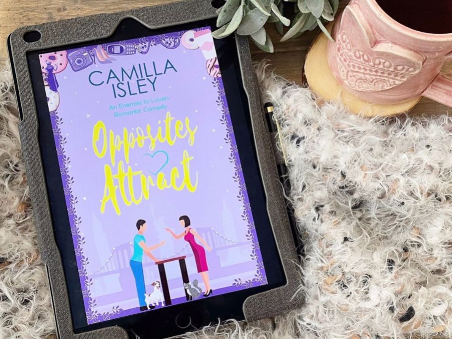 Image of the Opposites Attract eBook on an iPad