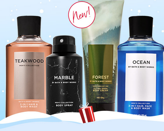 Bath & Body Works: Men’s Body Care only $5.50 today!