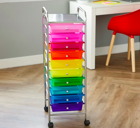 Simply Tidy 10-Drawer Rolling Cart only $29.99 (Reg. $50!)