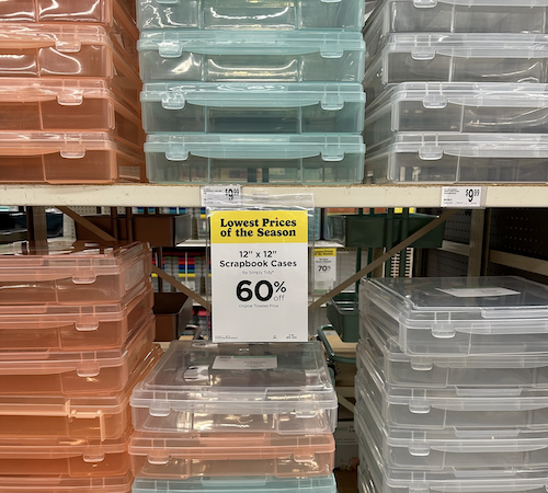HOT Deals on Plastic Organizers at Michaels!