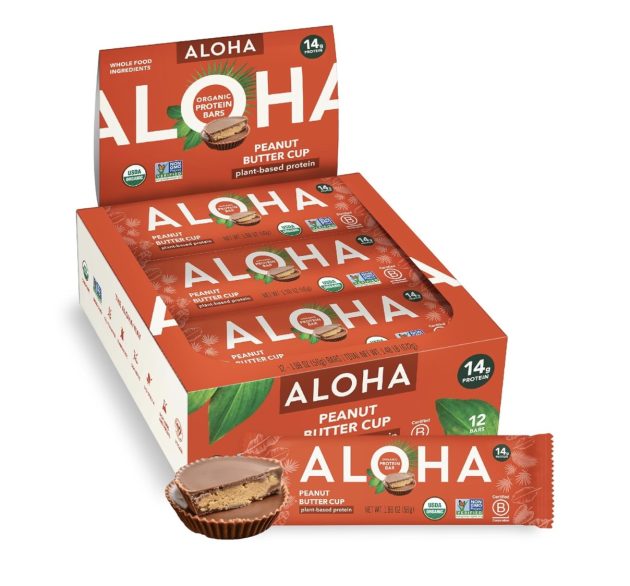 ALOHA Organic Plant Based Protein Bars