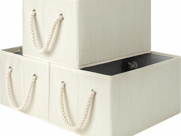 Large Storage Baskets 3-Pack only $12.99!