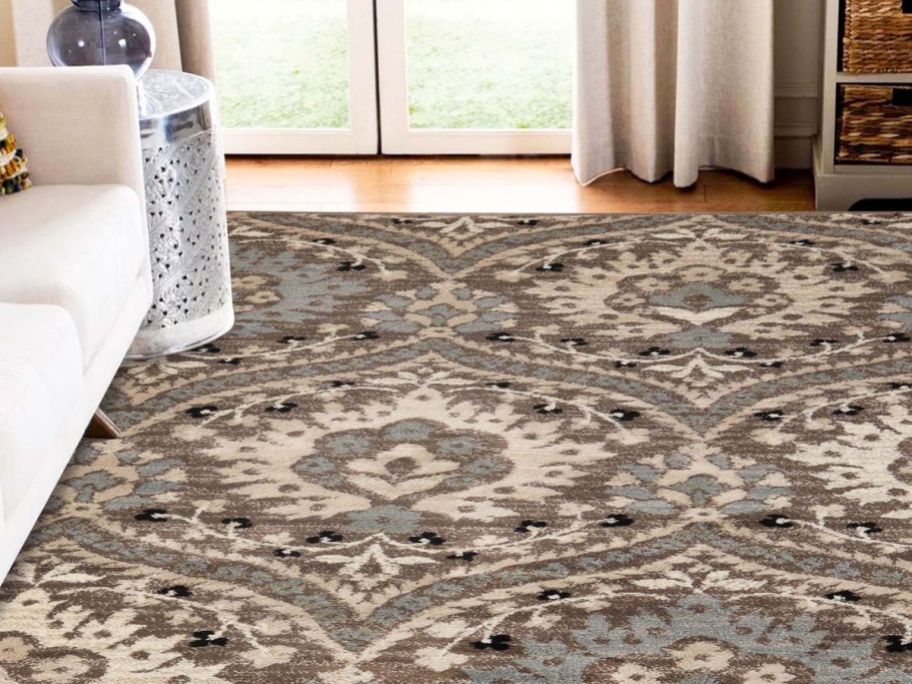 An Oriental Rug in a living room 