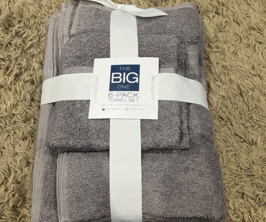 A 6-pack of Antimicrobial towels