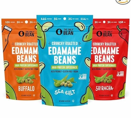 The Only Bean Crunchy Roasted Edamame Variety Pack 3-Pack just $7.70 shipped, plus more!