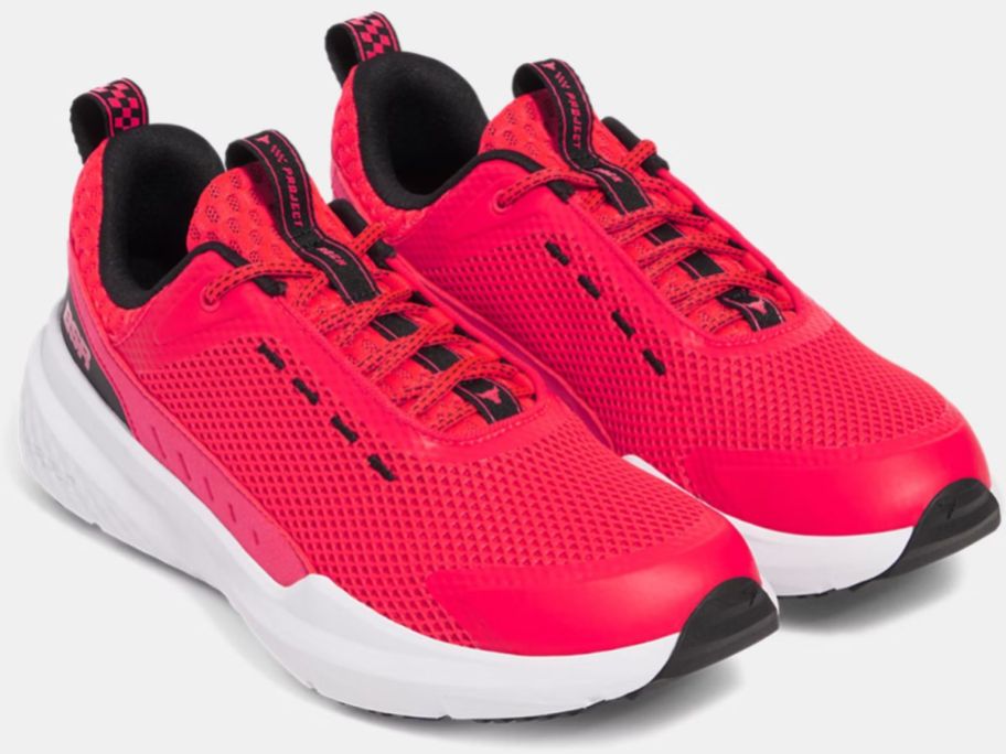 Stock image of Under Armour Project Rock Men's Training Shoes in Red