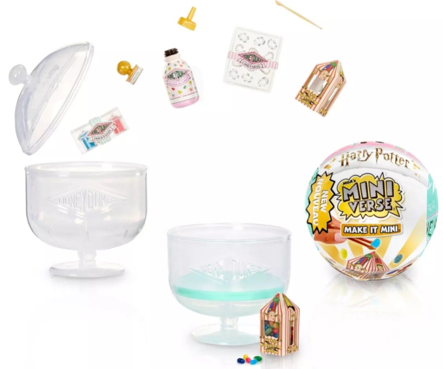 a Make it Mini Harry Potter toy set with capsule