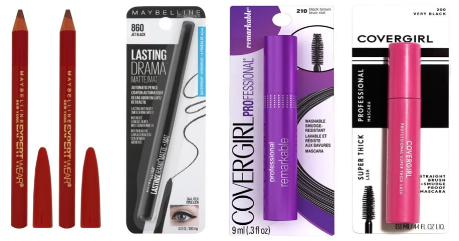 eyeliner and mascara