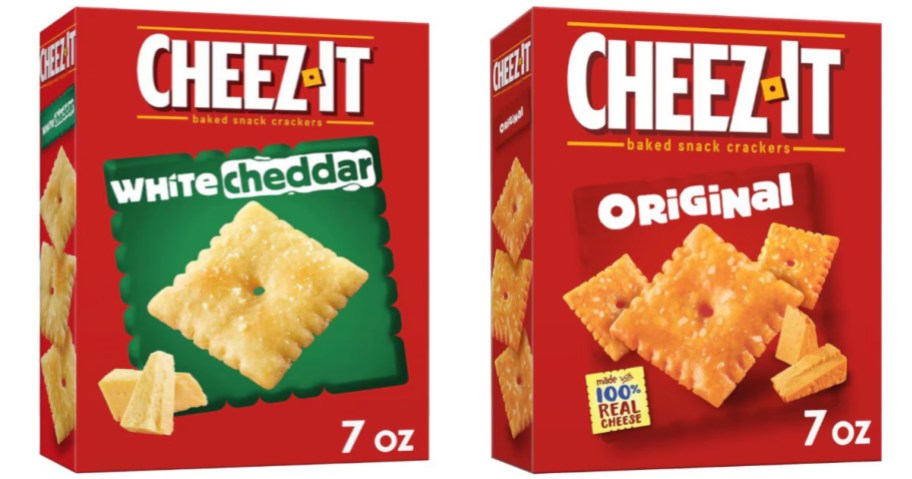 2 boxes of cheese crackers