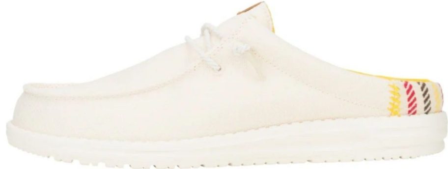 a white mens slipon sneaker
