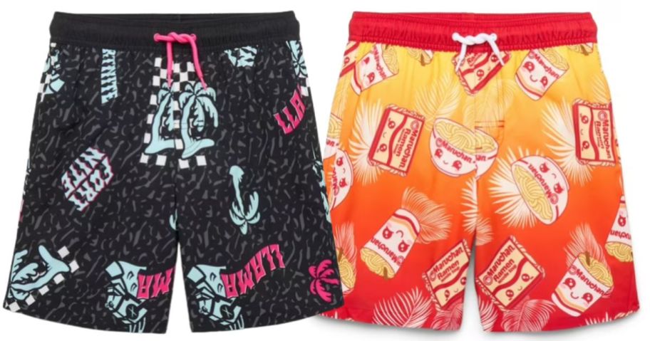 Walmart Boys Swim Shorts Fortnite and Marchaun