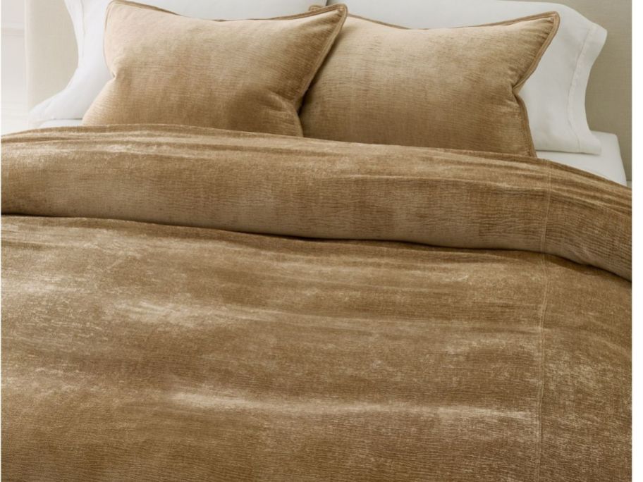 A West Elm Chenille Comforter