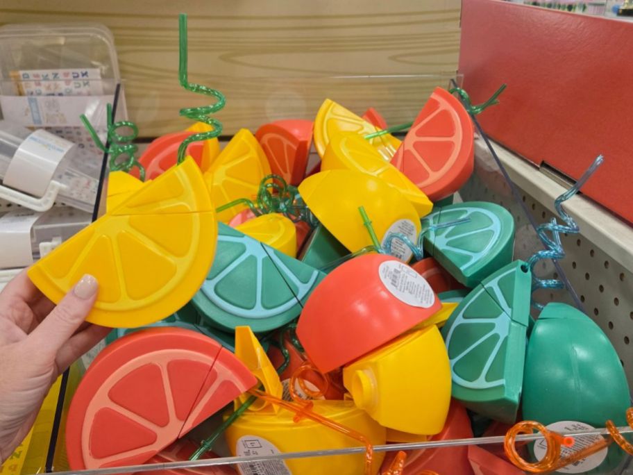 Novelty Lemon Cups on shelf in store
