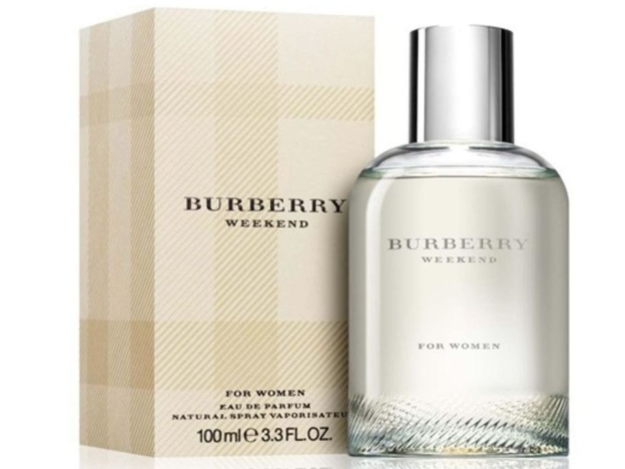 Burberry Weekend Spray bottle next to box