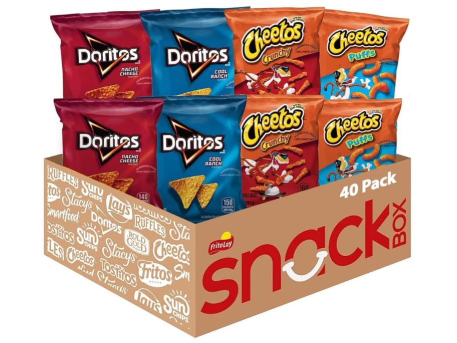 Frito-Lay Doritos & Cheetos Mix Variety Pack 40-Count box