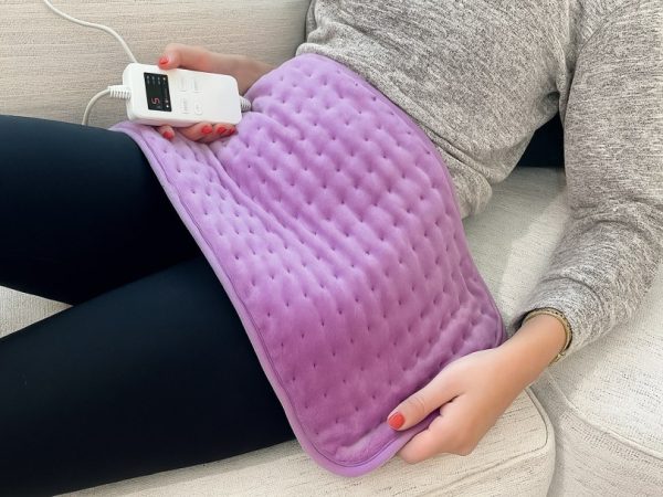 Large Heating Pad Just $11.99 on Amazon | Heats Up Fast + Soft Washable Cover