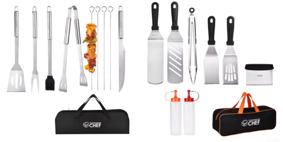 two grilling tools sets