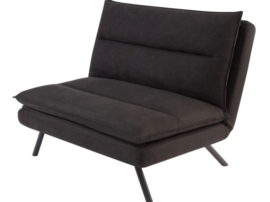 black convertible chair