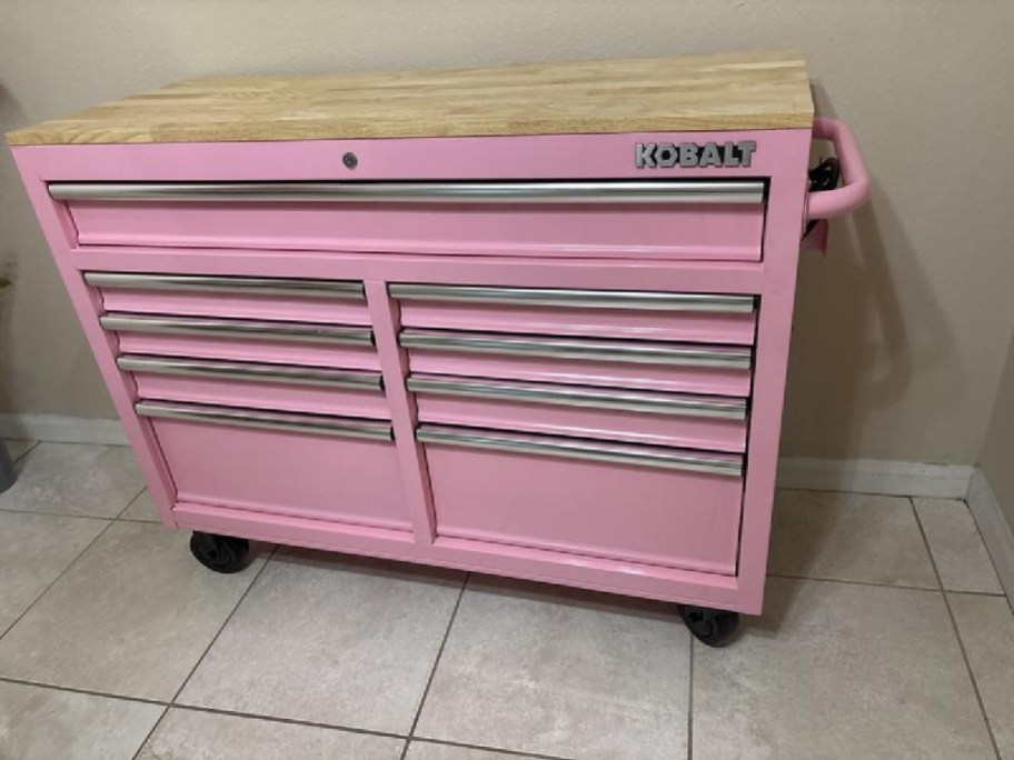 pink kobalt work bench