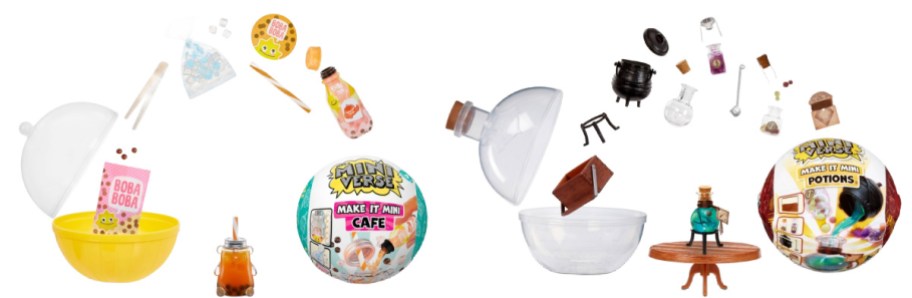 stock image of MGA's Miniverse cafe and harry potter potions