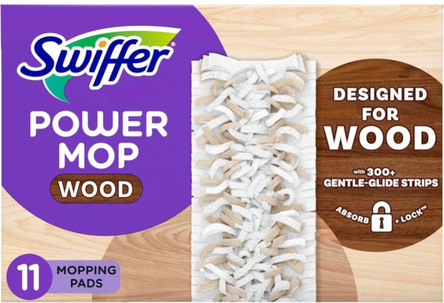 Swiffer Power Mop Wood Mopping Pad Refills 11-Count box