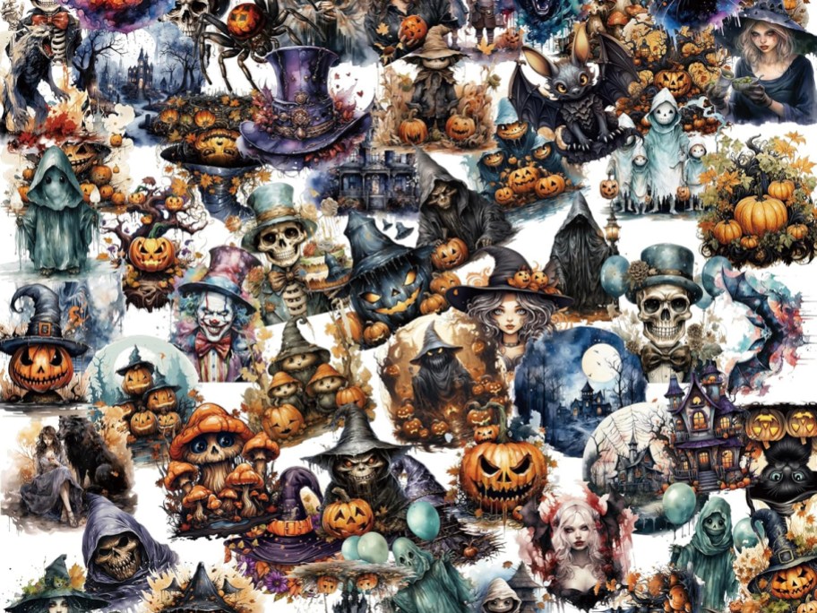 halloween vinyl stickers 