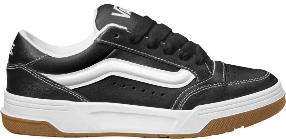 black and white Vans Men's Hylane Shoe stock image