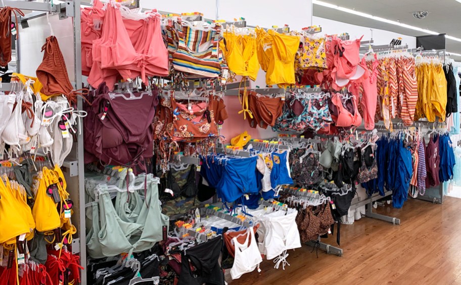 walmart wednesday – assortment of women's and junior's swim suits