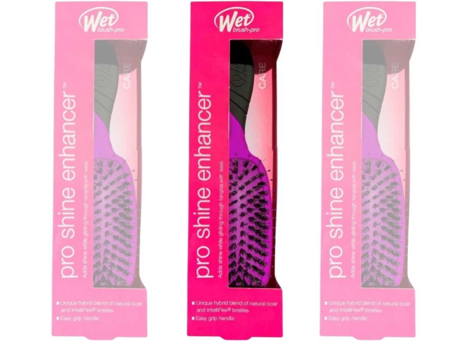 a wet brush shine enhancing detangler