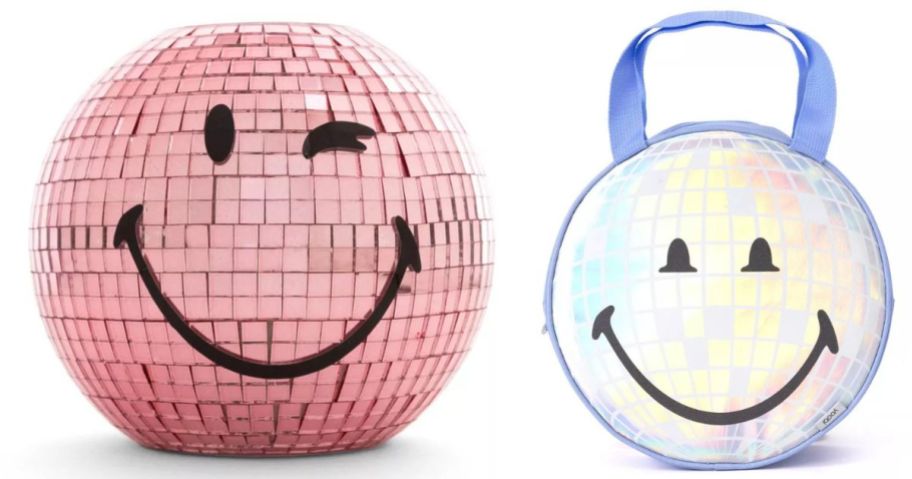 a Yoobi SmileyWorld pen cup and lunch bag